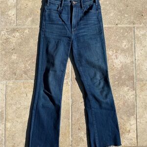 MOTHER Dark Blue Flare Jeans